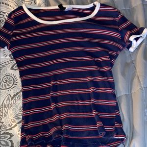 striped tee shirt